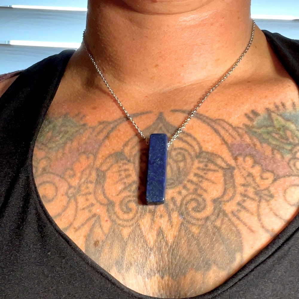 Blue Lapis Necklace Crystal Healing Inner Power 💙